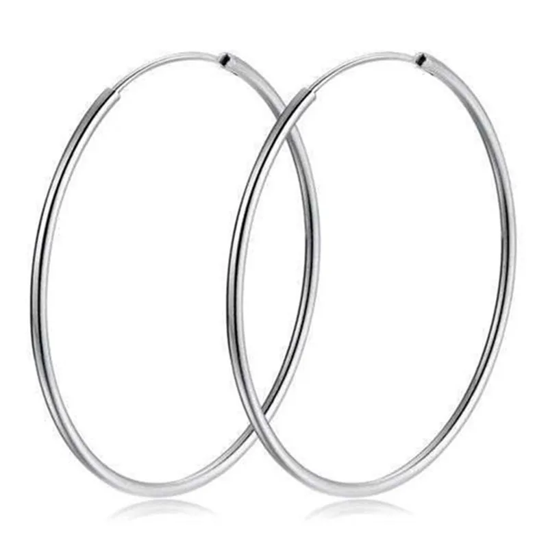 1pair Chic Color Small Circle Hoop Earring For Women Men 8/10/12mm Mini