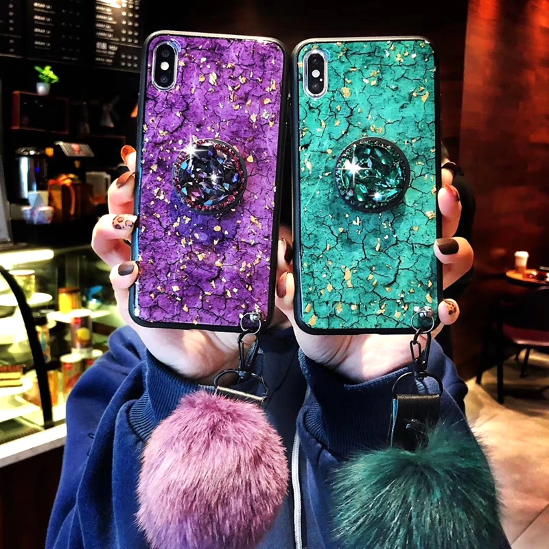 

Luxury Gold Foil Bling Marble Phone Cases For Huawei Mate 20 Pro Case Soft Silicone Cover For Huawei Mate 20 Pro Glitter Case
