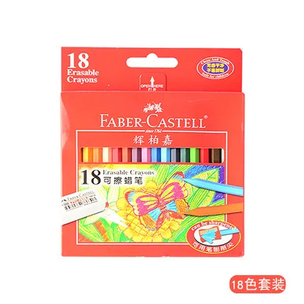 Faber-Castell шестигранный моющийся карандаш 1223-12 цветов/18 цветов/24 цвета для детской живописи шестигранный моющийся карандаш - Цвет: 18 colors