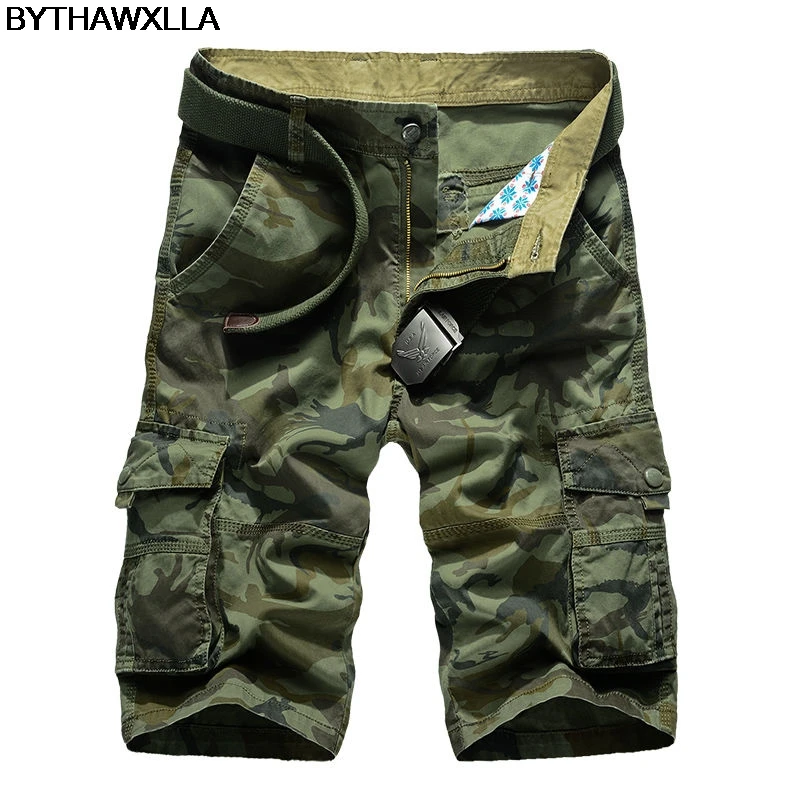 Мужские шорты Карго, крутые, камуфляжные, летние,, хлопковые, повседневные, мужские, короткие штаны, удобная брендовая одежда, камуфляжные, мужские шорты Карго