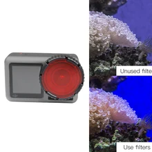 Для Osmo аксессуары для дайвинга фильтр Спортивная камера красный фильтр оптический стеклянный объектив для DJI Osmo аксессуары для экшн-камеры