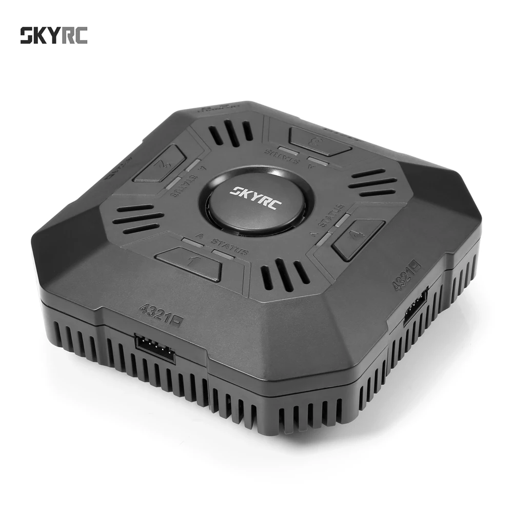 Original SKYRC E4Q 4 Channel DC Multi Charger Independent Ports Balance For 2-4S LiPo Battery 2A 3A 5A Adjustable | Электроника