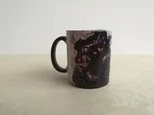 Batman arkham knight calor de cambio de color tazas de cerámica tazas de café taza de viaje térmico revelan la magia de la porcelana taza de la cerveza del Té