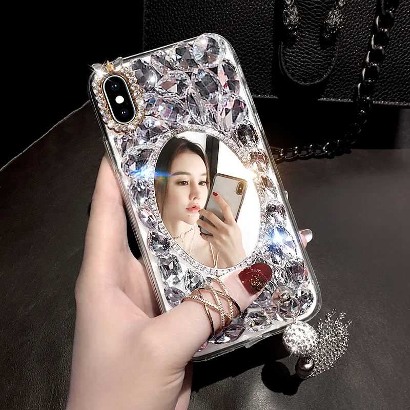 

Luxury Diamond Bling Bling Glitter Fashion Phone Case For iPhone 6 6S 7 8 Plus X Soft TPU Cover For iPhone XR XS Max Capa Coque