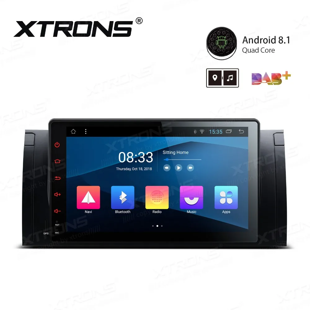 XTRONS 9 ''Android 8 1 Автомобильный мультимедийный плеер радио GPS навигация для BMW X5 E53