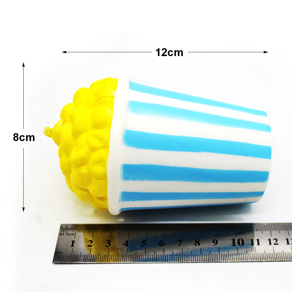Антистресс забавная мягкая поп-кукуруза сквиши мягкая медленно поднимающаяся игрушка для снятия стресса Новинка кляп игрушки для детей антистрессовый гаджет