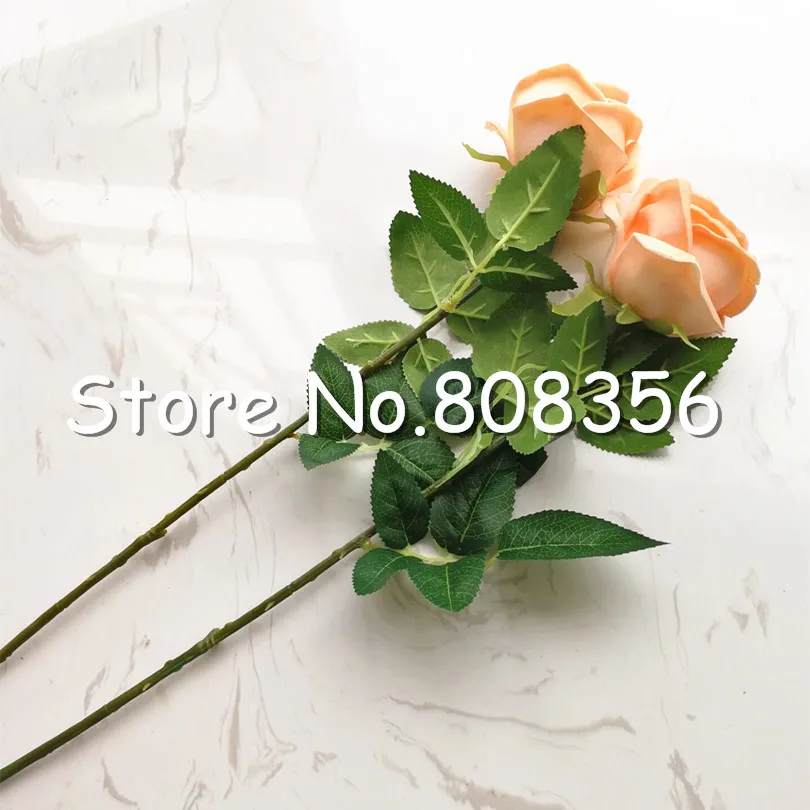 One Real Touch Роза Имитация Поддельные естественный вид цветок PU розы 60 см для Свадебная вечеринка искусственные декоративные цветы 7 цветов