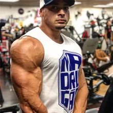 Брендовые майки для бодибилдинга, Стрингер, Мужская Спортивная безрукавка, Мужская одежда для фитнеса, тренажерные залы, рубашки без рукавов, Майки для мышц