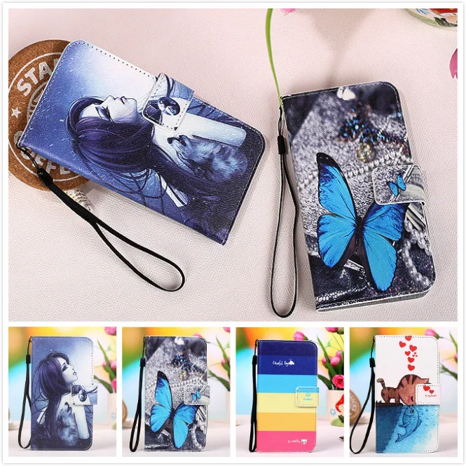 

FSSOBOTLUN,For Micromax Canvas Viva A106 Case,Fashion Painting Patterns PU Leather Stand Phone Flip Cover With 2 Card Slots