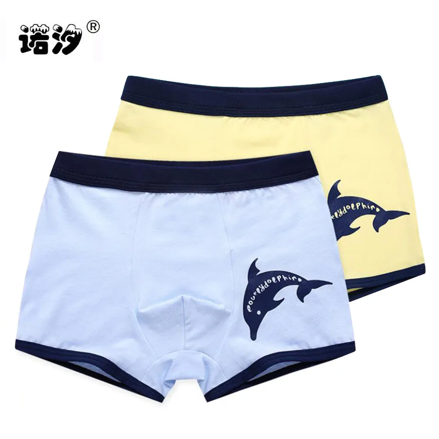 

Boys boxer children underwear pure cotton pants high quality panties breathable kids boxer kids clothes teenage pants 2pcs/lot