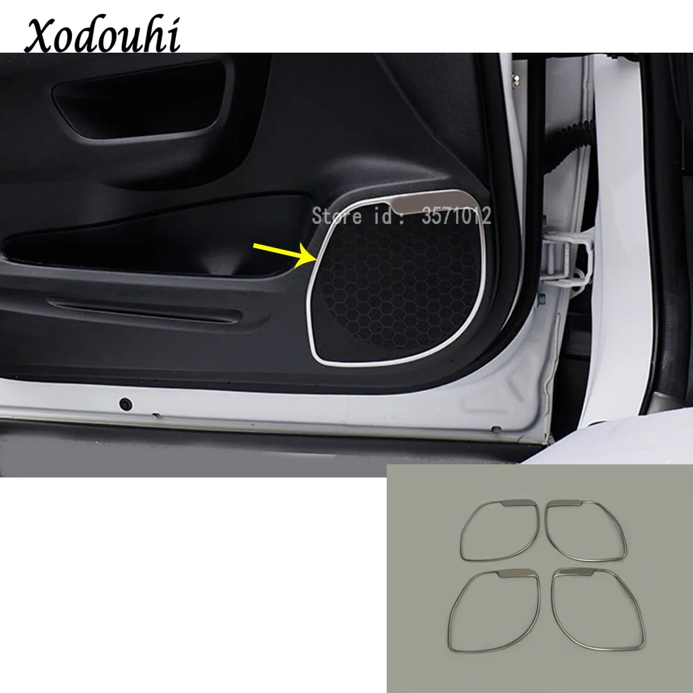 

For Honda CRV CR-V 2012 2013 2014 2015 2016 car cover detector stick Inside Audio Speak Sound Cover Ring circle trim molding