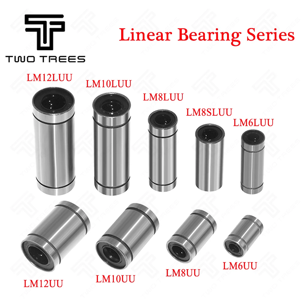 2pcs LM8LUU 8mm Long Linear Ball Bearing Bush Bushing 8x15x45mm 3D Printer