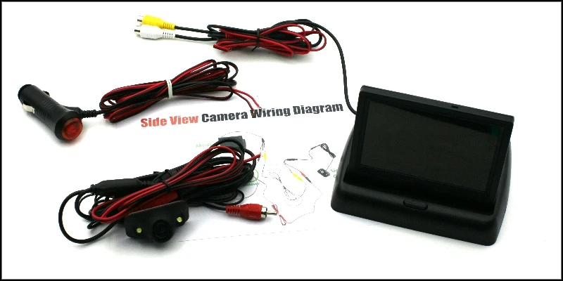 For Chrysler For Cadillac Escalade LiisLee Car Side View Camera Blind Spots Areas Flexible Copilot Camera Monitor System (14)