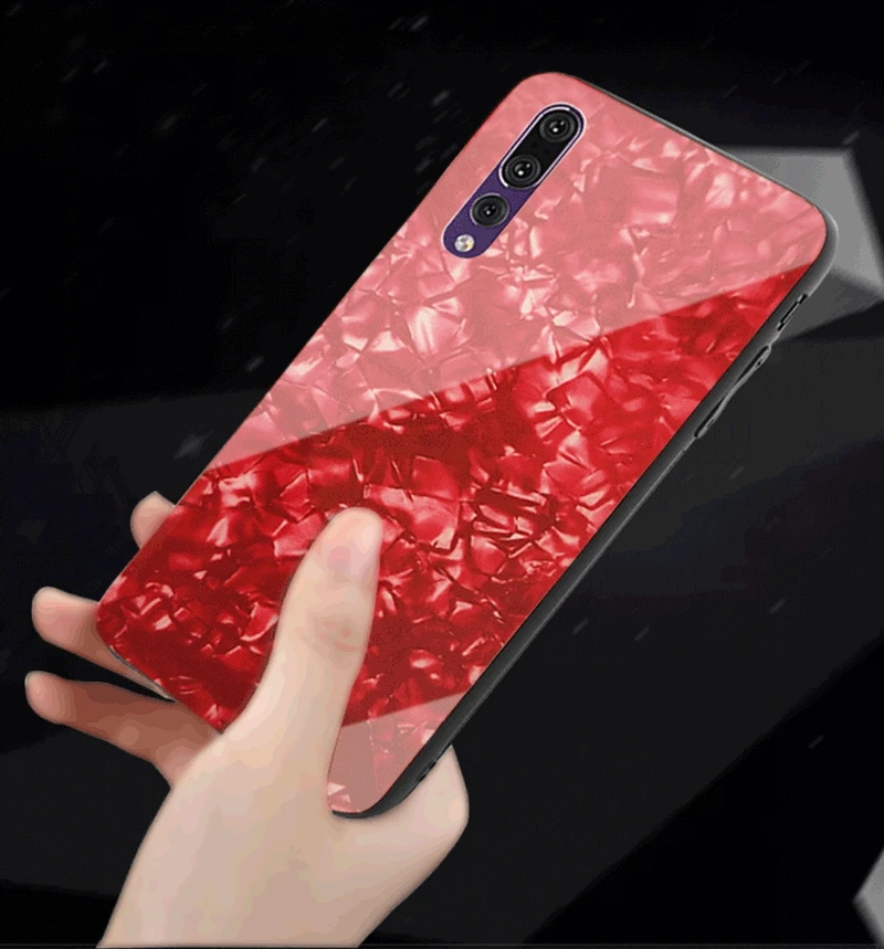 Shell Cases For Huawei P10 Plus Case Luxury Shockproof Tempered Glass Hard Back Cover For Coque Huawei P10plus Case (8)