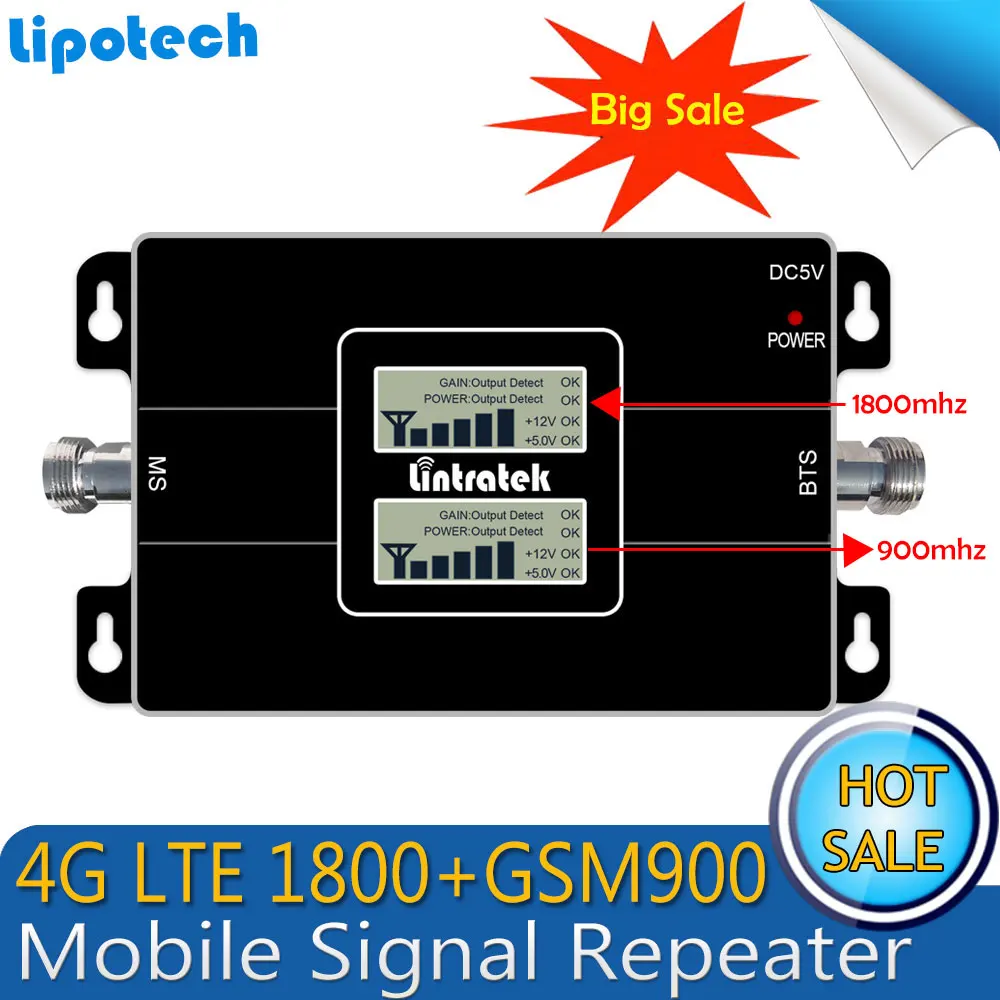 2017 podwójny wyświetlacz lcd Lintratek wyświetla GSM 900 4G LTE 1800 Repeater GSM 1800mhz wzmacniacz sygnału komórkowego 65dB dwuzakresowy Repetidor Celular 2017 podwójny wyświetlacz lcd Lintratek wyświetla GSM 900 4G LTE 1800 Repeater GSM 1800mhz wzmacniacz sygnału komórkowego 65dB dwuzakresowy Repetidor Celular