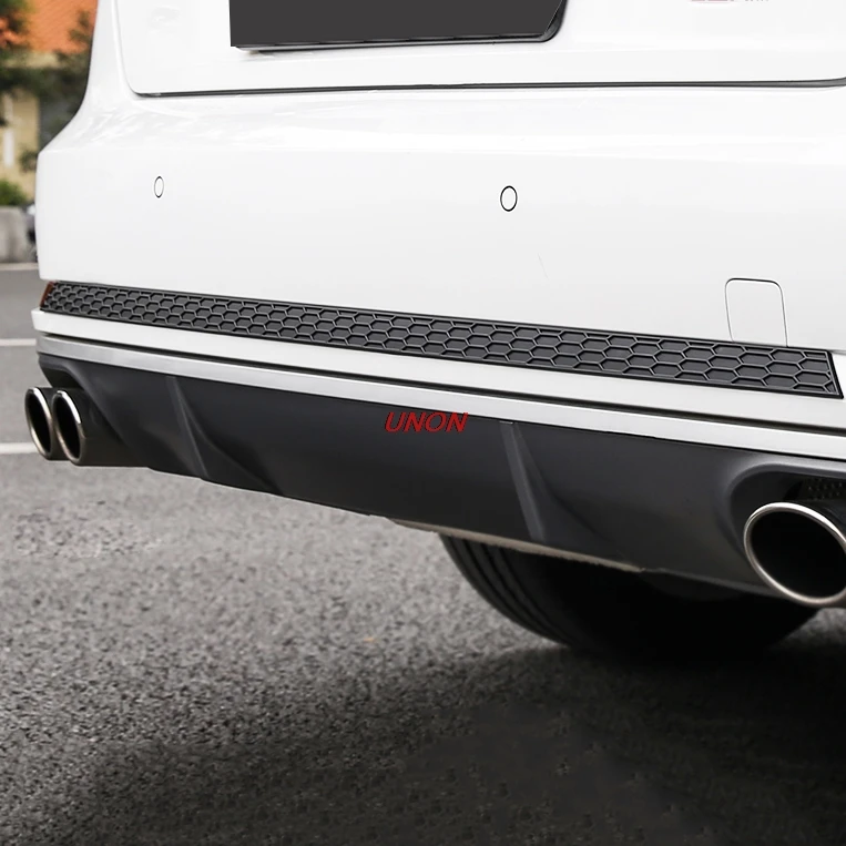 

Car Styling Refit Rearguards Trunk Rear Bumper Tail Box Chrome Trim Sticker Garnish Fit For Audi A4L 2017 2018