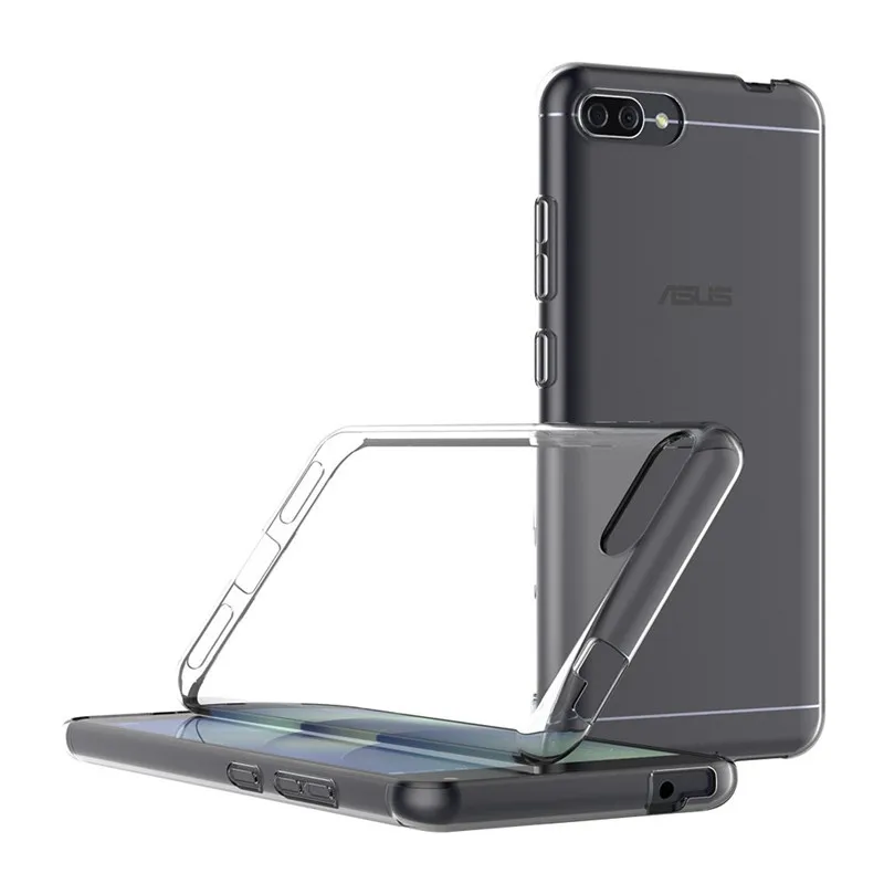 

For Asus Zenfone 5 5Z 4 3 3S Max Case Transparent Soft ZS620KL ZC554Kl ZC520KL ZC521TL ZC520TL ZC553KL TPU Gel Protective Cover