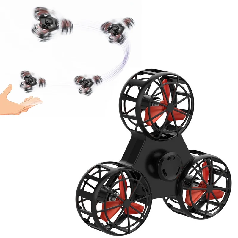 Креативные Игрушки для снятия стресса Fly Fidget Spinner, ручной Летающий Спиннер Маленький забавный подарок игрушки для мужчин детей