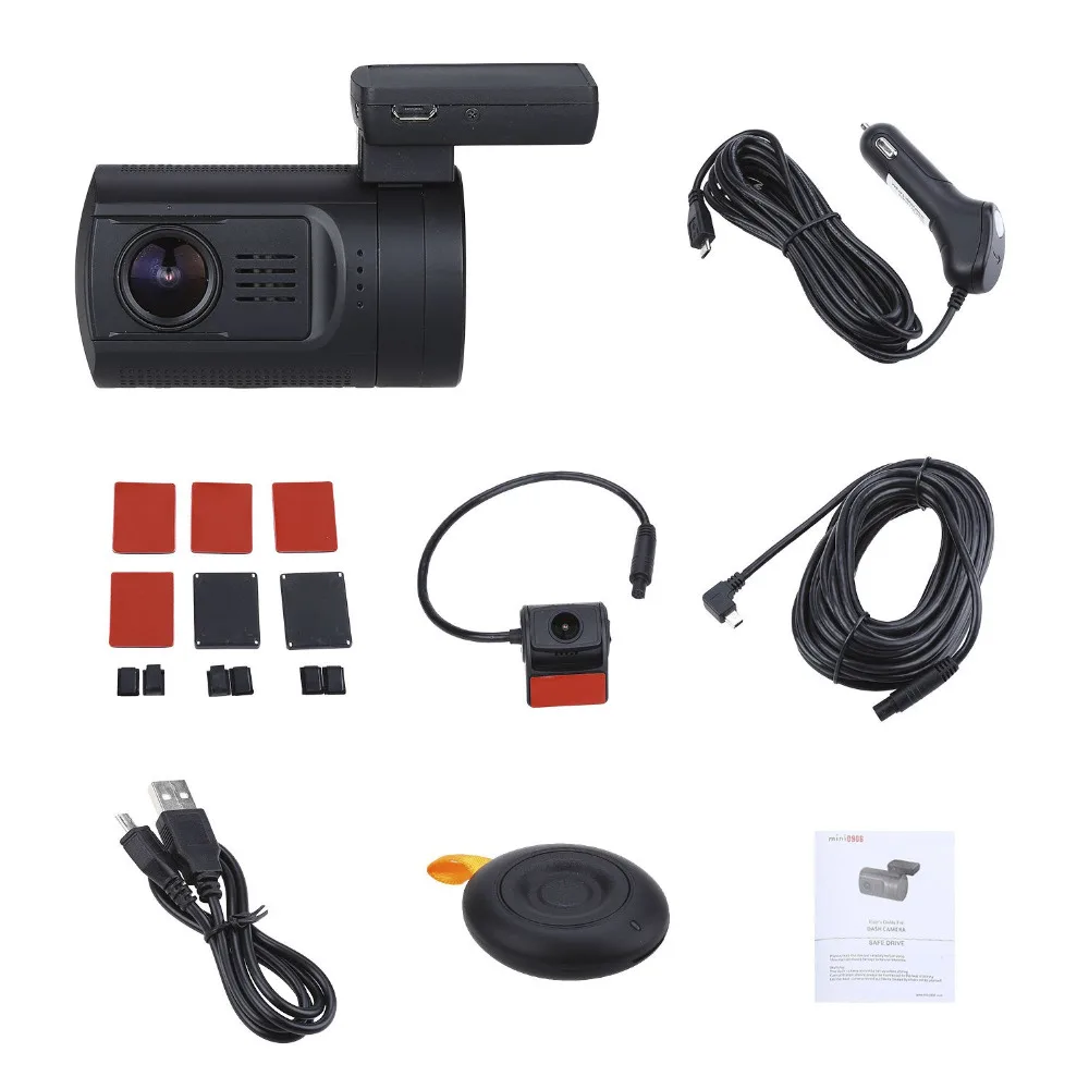Видеорегистратор Blueskysea Mini 0906 с двумя объективами HD 1080P супер конденсатор камера