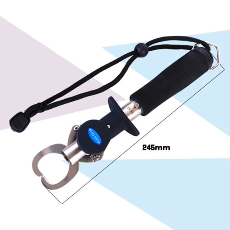 Fish Grip Multifunctional Portable Stainless Steel Pliers Gripper Grabber Fishing Tools With Scale Ruler