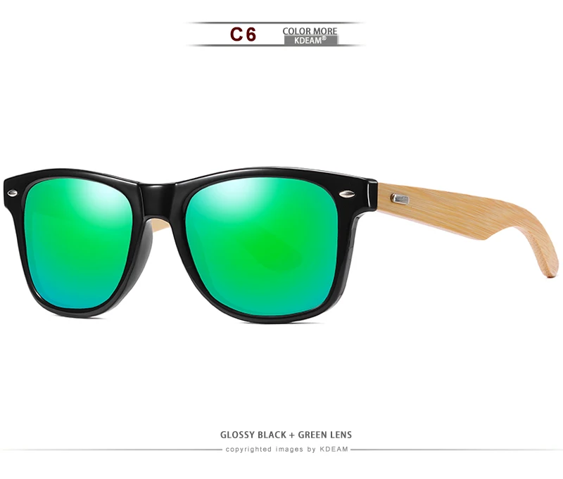 KDEAM, классический дизайн, Мужские поляризационные солнцезащитные очки, деревянные, походные, для улицы, солнцезащитные очки, поляризационные Оттенки для женщин, с коробкой