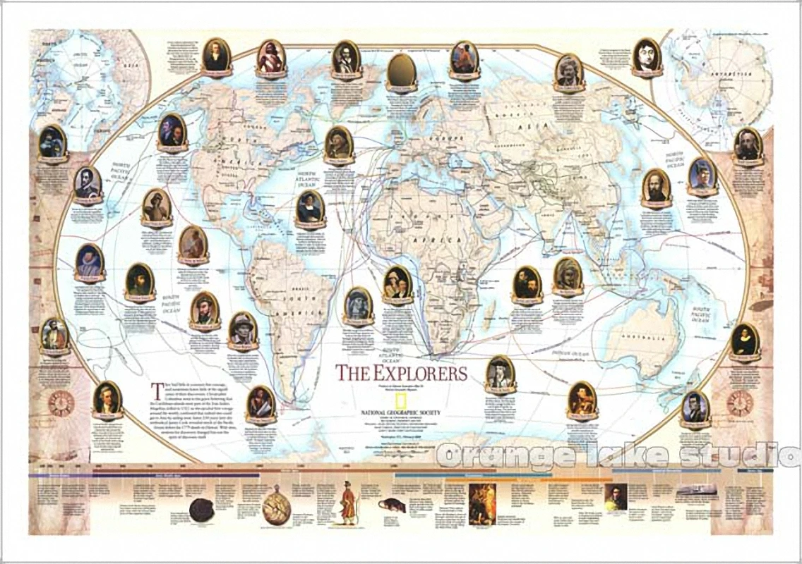 Large HD Navigation World Map Classrooms Office Home Decoration Detailed Antique Poster Wall Chart Cotton cloth Canvas Painting | Дом и сад