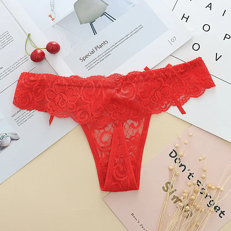 New Brand Sexy Lace Women Thongs and G string Seamless Panties Female Transparent Underwear Tanga Bragas T Back Intimates (6)