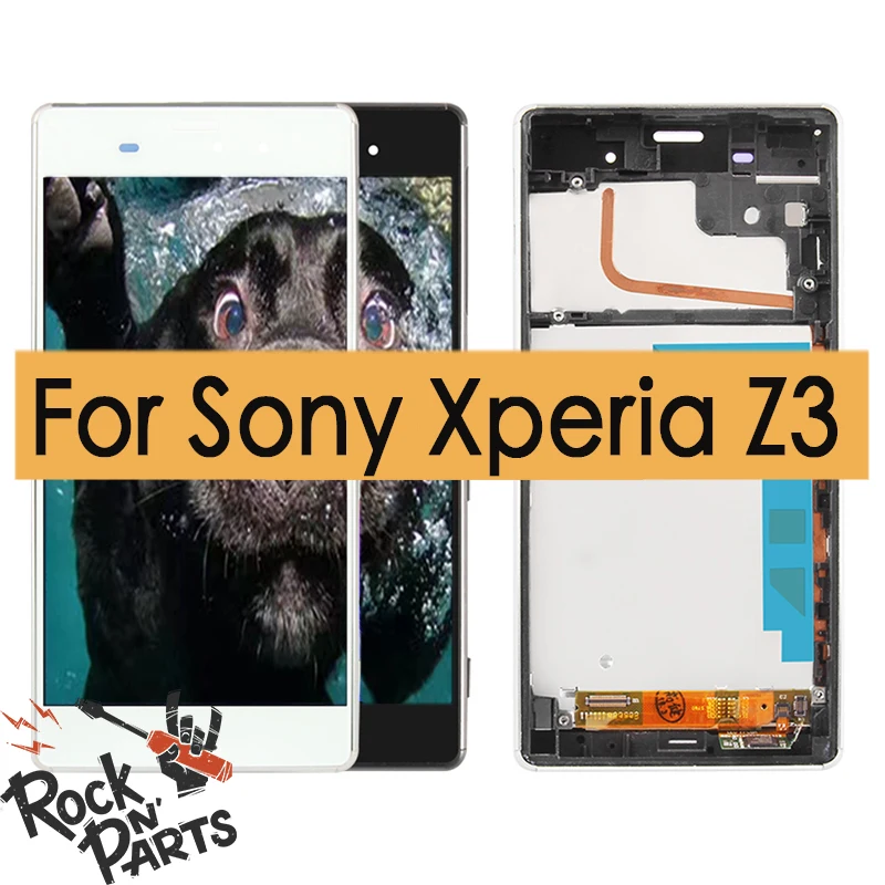 

For SONY Xperia Z3 LCD Display Touch Screen digitizer with Frame for SONY Xperia Z3 Dual Display LCD D6633 D6603 Replacement