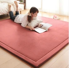 2 CM Épais Corail Polaire Tapis Tapis 180*200*2 CM Tatami Table à Thé Manuellement Chambre Tapis Rectangle Salon Tapis