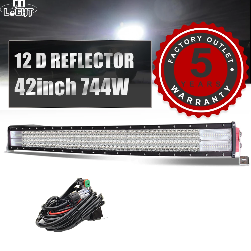 Buy CO LIGHT LED Light Bar 42'' 744W 12D Work Light 4