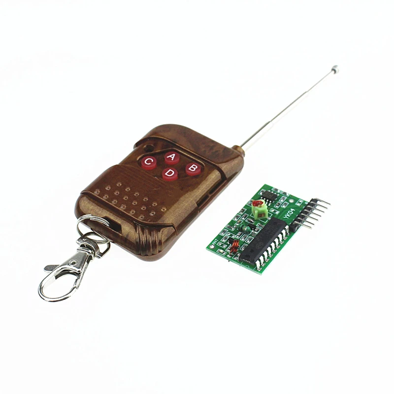 

100% NEW 10set =20pcs 2262/2272 Four Ways Wireless Remote Control Kit,M4 the lock Receiver with 4 Keys Wireless Remote Control