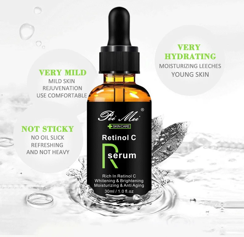 30ml Face Facial Serum Vitamin C Retinol Serum Firming Repair Skin Anti Wrinkle Anti Acne Anti Aging Serum lifting Skin Care