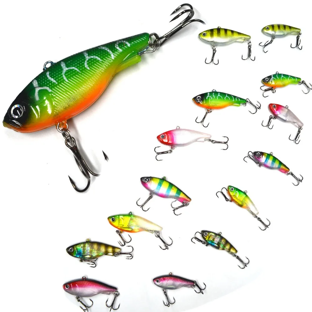 10 pcs Soft fishing lure Saltwater Plastic Fishing Lures Vibe Blade