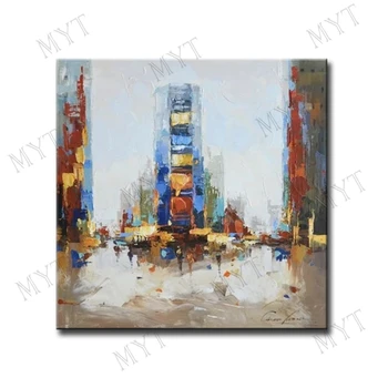 

MYT Handpainted Abstract Oil Paintings on Canvas Knife Oil Painting 1 Panel Pictures For Living Room Large Wall Arts Unframed