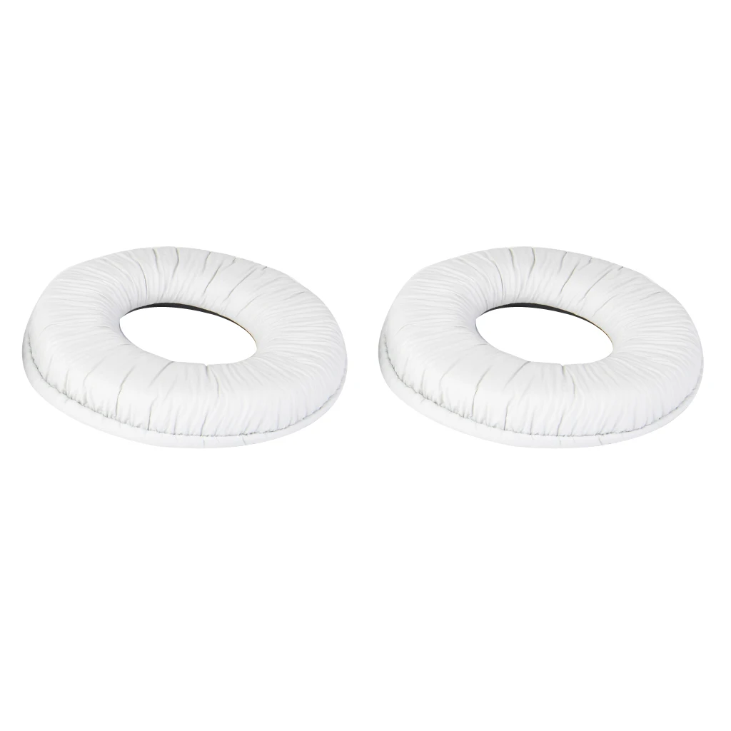 1 Pair Soft White Ear Pads Cushions For Sony MDR ZX 100/110/300 V 150/250 Headset Replacement Headphone Ear Pad Cushion