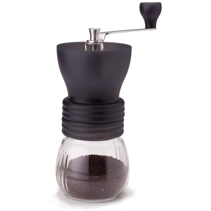 Manual Coffee Grinder with Storage Jar Soft brush Conical Ceramic Burr Quiet Grinder Products Portable Coffee Hand Mill Tools Manual Coffee Grinder with Storage Jar Soft brush Conical Ceramic Burr Quiet Grinder Products Portable Coffee Hand Mill Tools