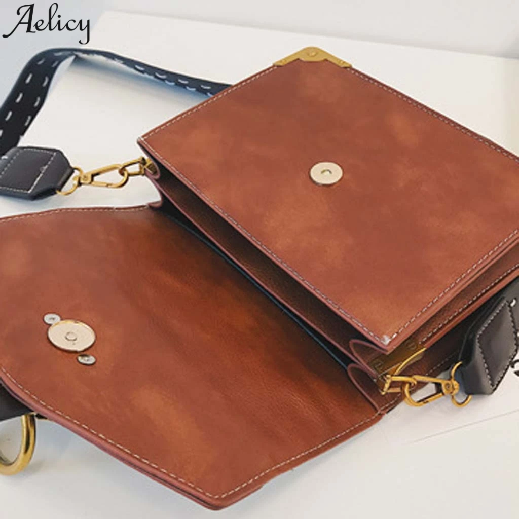 Aelicy Женская Ретро сумка с заклепками головой льва из искусственной кожи
