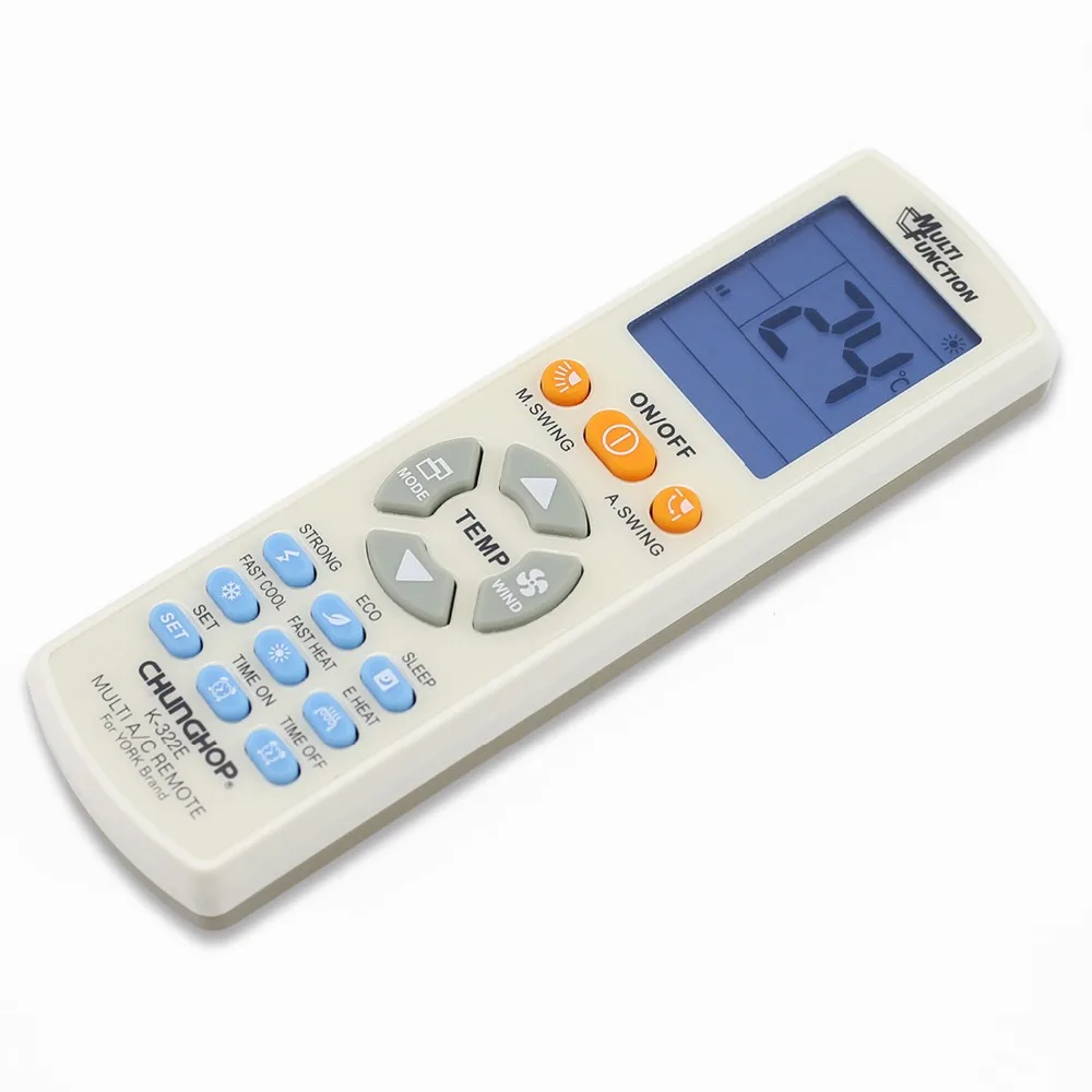 Good Quality A C Controller Air Conditioner Conditioning Remote Control Chunghop Fast Cool Heat For York K 322e All Model Use Remote Controls Aliexpress
