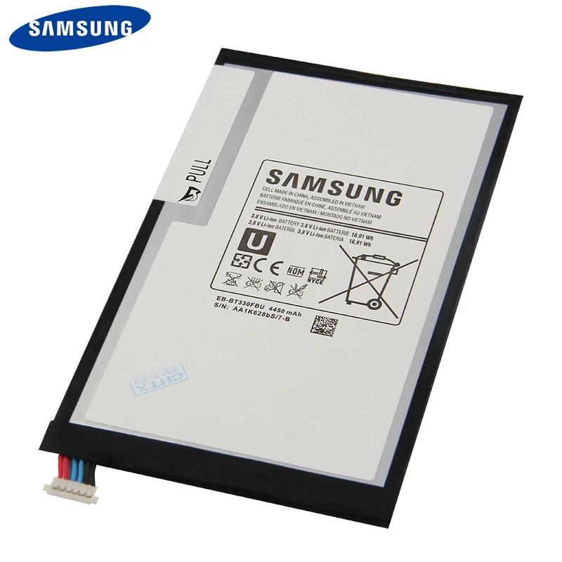 samsung Батарея EB-BT330FBE для samsung GALAXY Tab4 SM-T330 T331 EB-BT330FBU EB-BT330FBC 4450 мА-ч