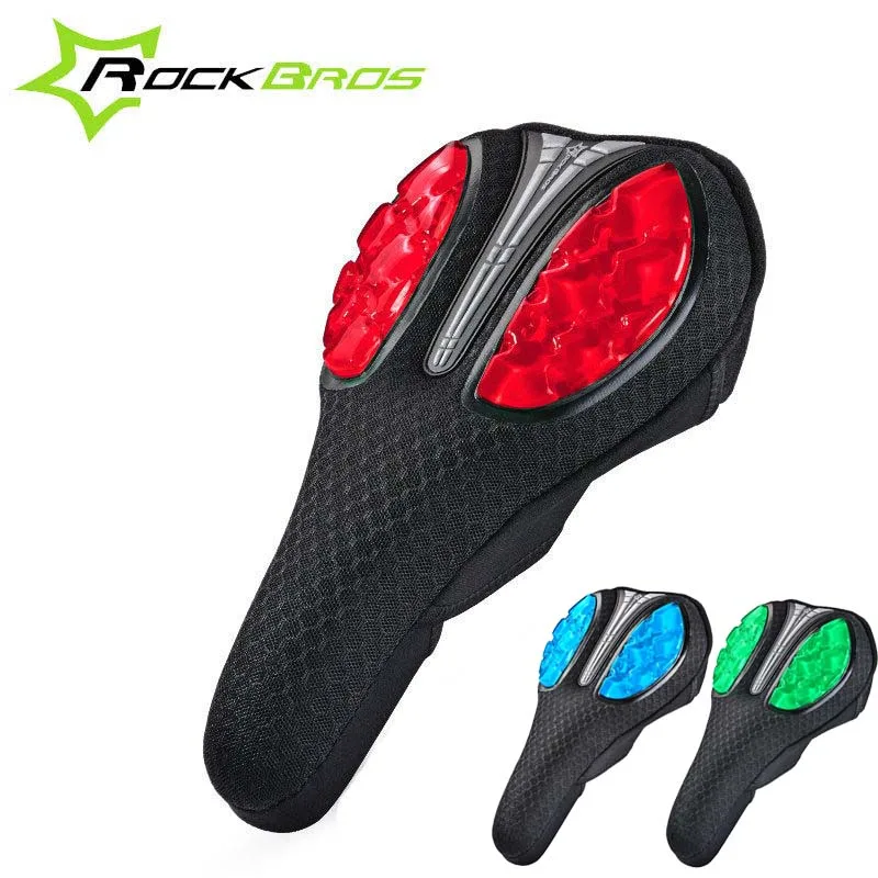 

Rockbros Liquid Silicon Gel Bicycle Saddle Cover Breathable Cycling Seat Mat Cushion Road Mountain Bike Seat Cover Accessories