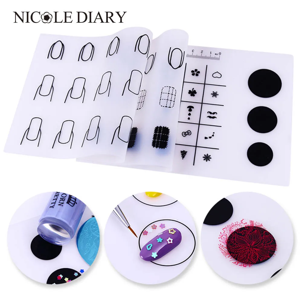Buy Mini Silicone Pad Portable Fingernails Mat