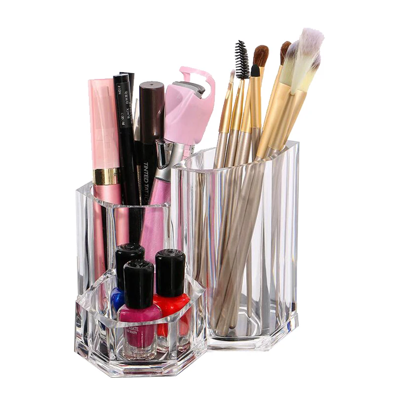 Acryl Makeup Organizers Women Girl Transparent Cosmetic Storage Boxes Lipstick Eyeliner Brushes Holder Container Bathroom Items Acryl Makeup Organizers Women Girl Transparent Cosmetic Storage Boxes Lipstick Eyeliner Brushes Holder Container Bathroom Items
