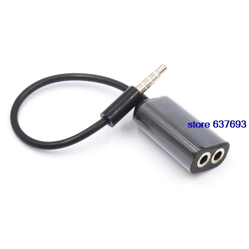 

3.5mm Male Jack Plug Cable 1 to 2 Cable 3.5mm Femal Jack Adapter Cable Connector for Audio Line Cable
