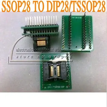

Wholesale 2pcs/lot SSOP28 to DIP28/TSSOP28 IC test socket universal adapter freeshipping