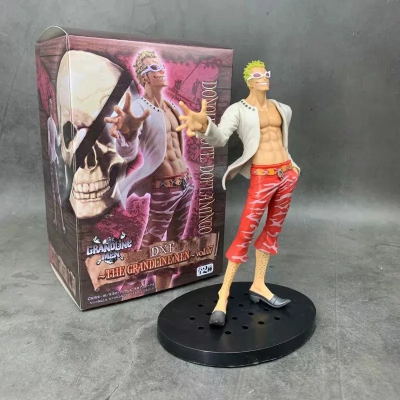 17 см One piece Donquixote Doflamingo аниме фигурка ПВХ Новая коллекция Фигурки Коллекция