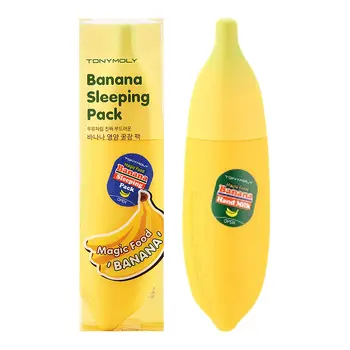 

Magic Food Banana Sleeping Pack 85ml Face Masks Moisturizing Oil Control Treatment Face Mask Original Korea Cosmetics