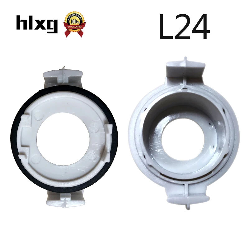 Hlxg 2PCS LED headlight H7 Sockets Headlight Bulb Holders Adapter base
