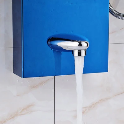 Rain-Waterfall-Shower-Column-Panel-Massage-Jets-Tower-Shower-Column-Blue-Colors-Shower-Panel-with-Brass (2)