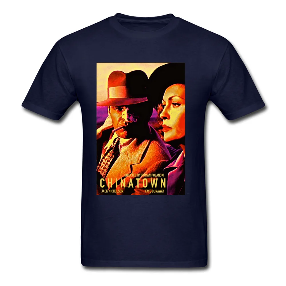 CHINATOWN 4 18337 Plain Short Sleeve Printed T-shirts 100% Cotton O-Neck Men Tees Birthday T-shirts Summer Drop Shipping CHINATOWN 4 18337 navy