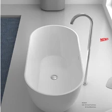 CUPC сертификат отдельно стоящая акриловая ванна из акрила+ составная Плита ABS Ванна WD002